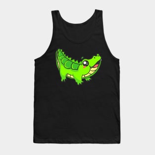 Crocodile animal motif alligator animal welfare for children Tank Top